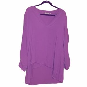 Soft Surroundings Viscose Lilac Tunic Top